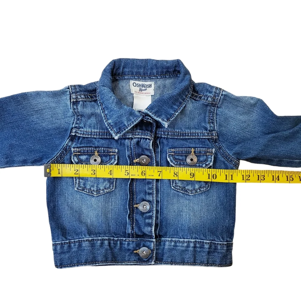 Oshkosh Vintage Denim Jacket ‎ Size 3T